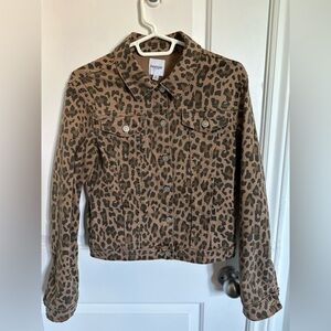 Leopard print jacket